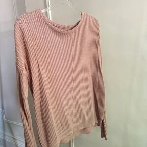 Brandy Melville Pink // Muave Crew Neck Sweater